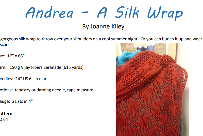 Andrea - A Silk Wrap